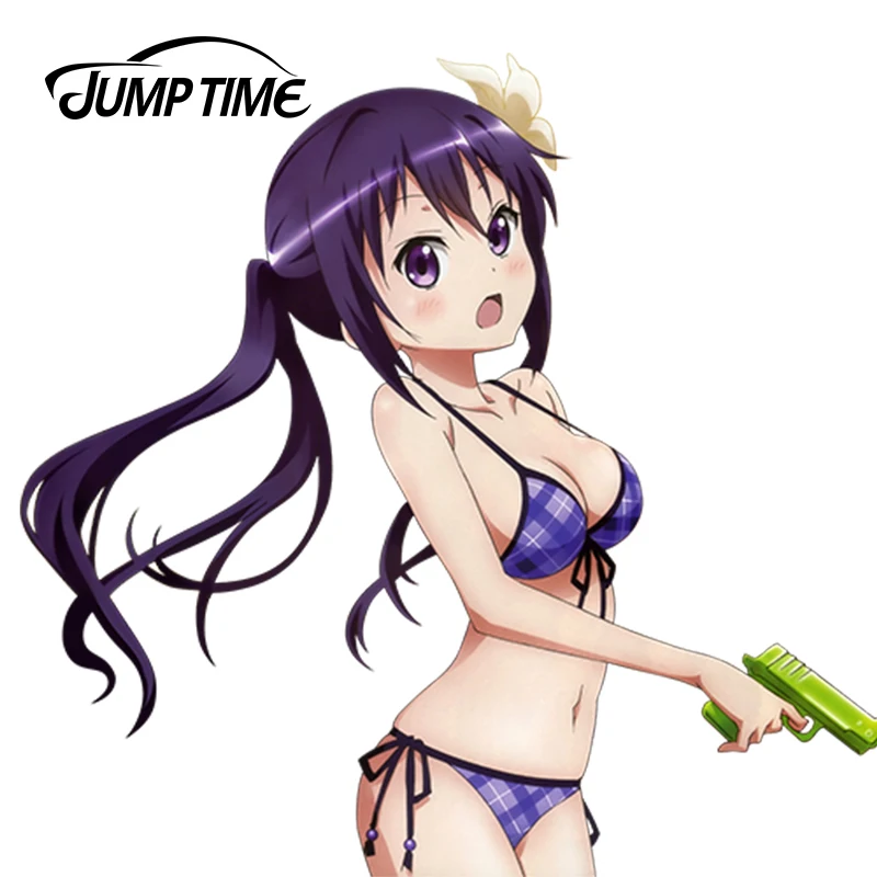 JumpTime 13cm x 12.2cm Car Sticker Gochuumon wa Usagi Desu ka Tedeza Rize Gremory Vinyl Decal Window Wiper Accessories | Автомобили и