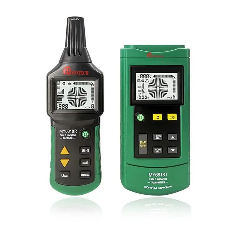 

12~400V voltage portable MS6818 professional wire tracker metal tube locator detector tester line tracker