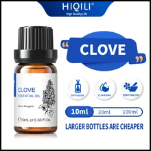 

HIQILI 10ML Clove Essential Oils 100% Pure Natural Plant Aromatherapy Diffuser Oil Improve Digestive System And Prevent Colds