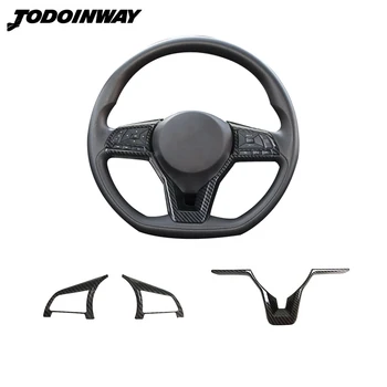 

For 2021 nissan rogue for X-trail T32 For Qashqai for mitsubishi EK cross sport style Steering wheel trim for versa 2020