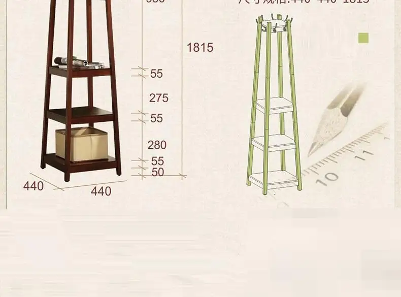 Wieszaki Na ubration Hat Stand Decorativos Pared Percha Kledinghangers Wood Wieszak Cabide Perchero De Pie Cintre вешалка для одежды