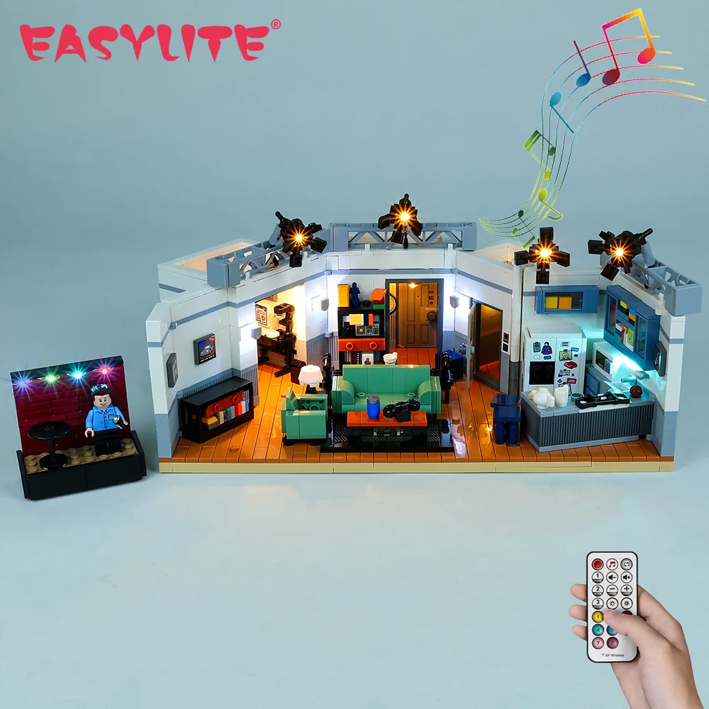 EASYLITE LED Light Up Kit For IDEAS 21328 Seinfeld Collectible Building Blocks DIY Toy Lighting Set Not Include Model vonado led light kit for 76217 i am groot building blocks set not include the model bricks diy toys for children