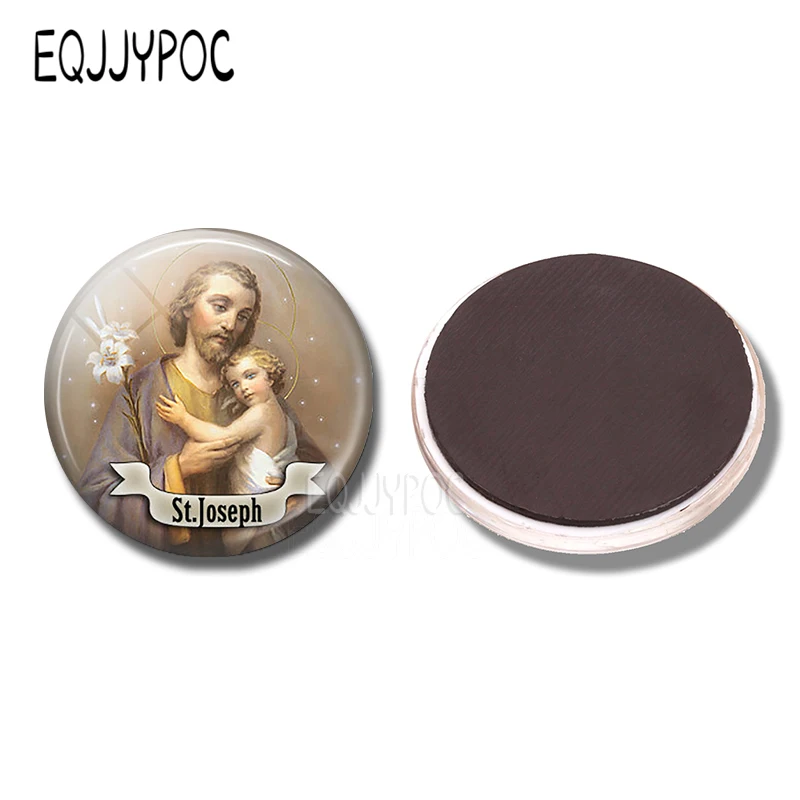 PACK OF 1 Св. Майкл магнит на холодильник религия Святого декоративного St Jude магниты на холодильник Девы Марии наклейки религиозные сувениры домашний декор - Цвет: PACK OF 1