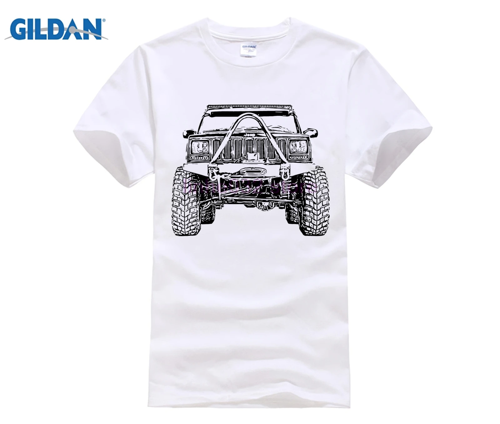 2019 летняя Стильная мужская футболка для бездорожья Fan Cherokee XJ 2nd Gen ралли разных