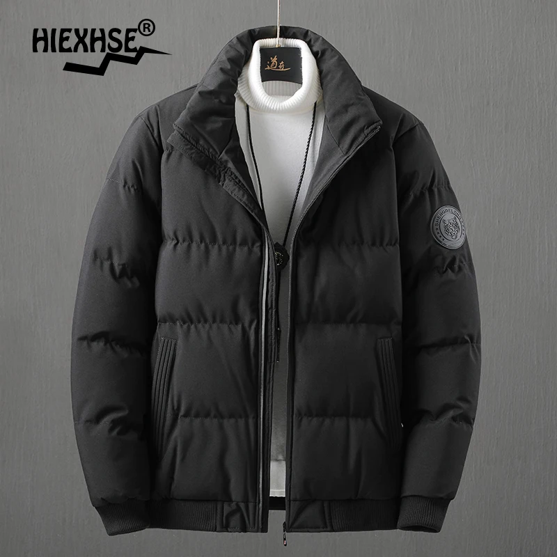 

Men 2021 Autumn Casual Parkas Coat Mens Jacket Brand Coat Fashion Winter Thick Warm Padded Outwear Windproof Parkas Jacket