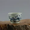 Qing Dynasty Ancient Porcelain Flowers and Birds Teacup and Wine Cup 1