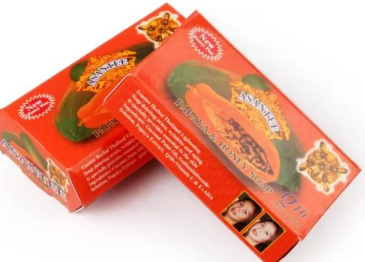 Отшелушивающая фасоль Asantee с папайей и медом soap125g 3 шт. | Красота здоровье