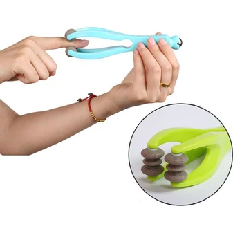 

2 in 1 Finger and Wrist Acupressure Exercise Massager with Finger Joint Magnetic Roller Ball
