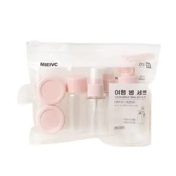 

Portable Transparent Travel Empty Bottle Bottling Set Press Bottle Empty Spray Bottle Refillable Bottles Emulsion Bottle