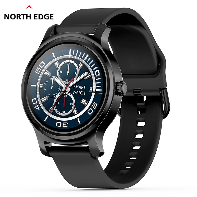 

North Edge Men Smart Watch Blood Pressure Heart Rate Monitor IP65 Waterpoof Fitness Bracelet Watch Men Smartwatch ForIOS Android
