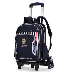Детские школьные сумки на колесиках с рисунком Mochilas, Детский рюкзак на колесиках, чемодан для девочек, рюкзак, рюкзак для детей, школьный