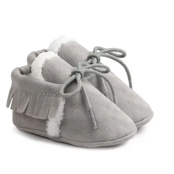 

Matte Texture Soft Sole Baby Shoes PU Leather Child Shoes Comfortable Bootie Winter Warm Infant Toddler Crib Shoes