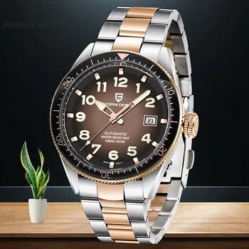 

PAGANI DESIGN 2020 Luxury Business Sports Mechanical Watches Automatic Stainless Steel Waterproof Watch Men Relogio Masculino