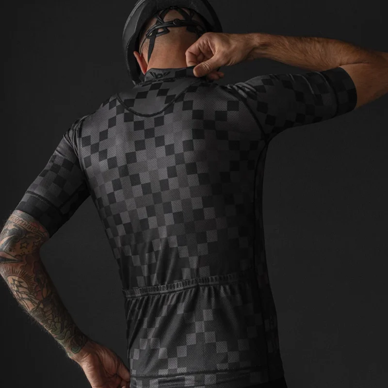 Двойной 6 go pro maillot ciclismo Джерси для велоспорта велосипедные комплекты одежды Черная Спортивная одежда с коротким рукавом дышащая rideshirt