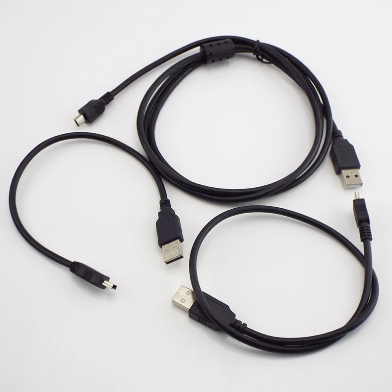 0 3 м/0 5 м/1 м/3 м/5 м Мини USB кабель для зарядки данных шнур 5pin т порт удлинительные