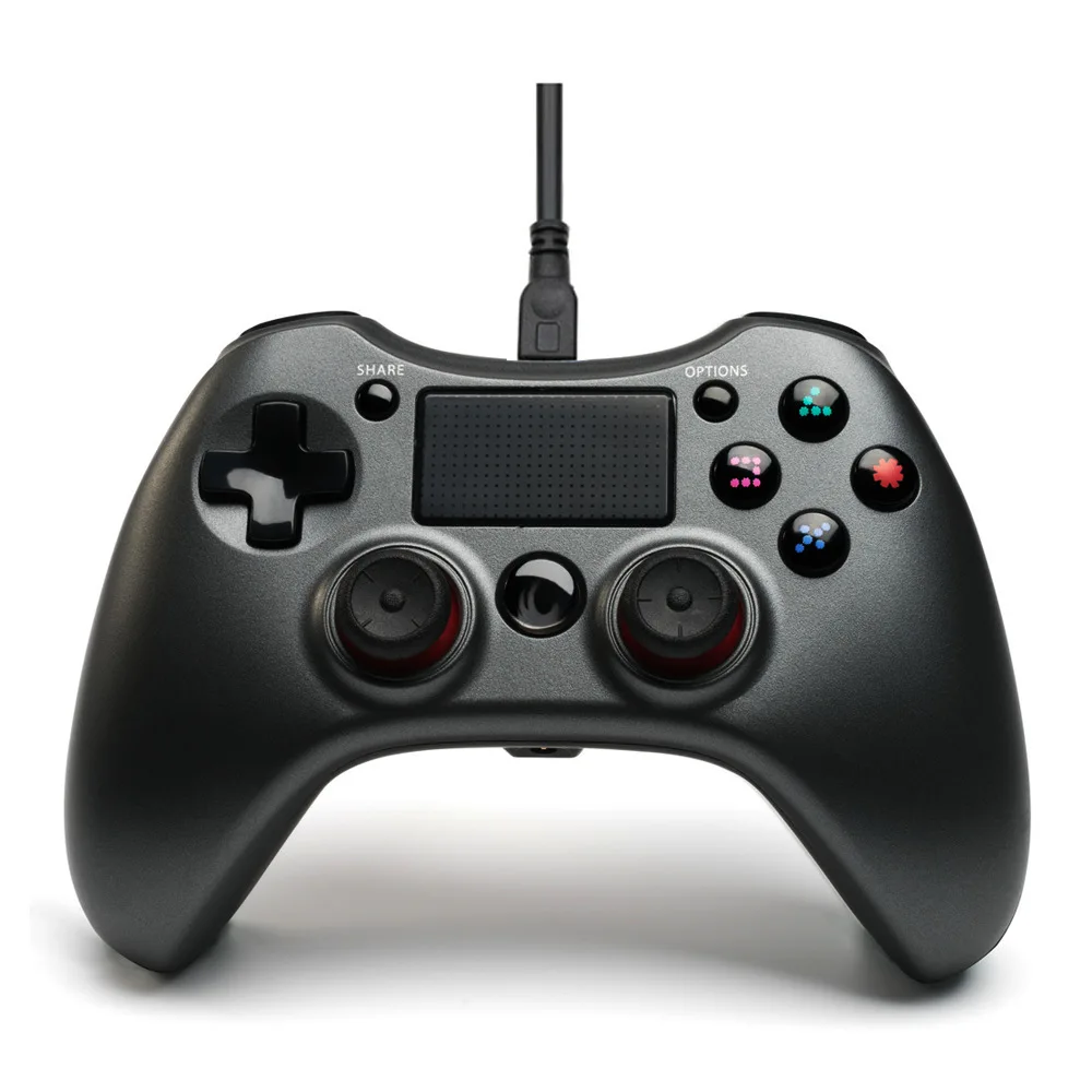 10 pcs Wired Game Console Controller For PS4 Dualshock Vibration Joystick PC Gamepads For PS3 for Android TV
