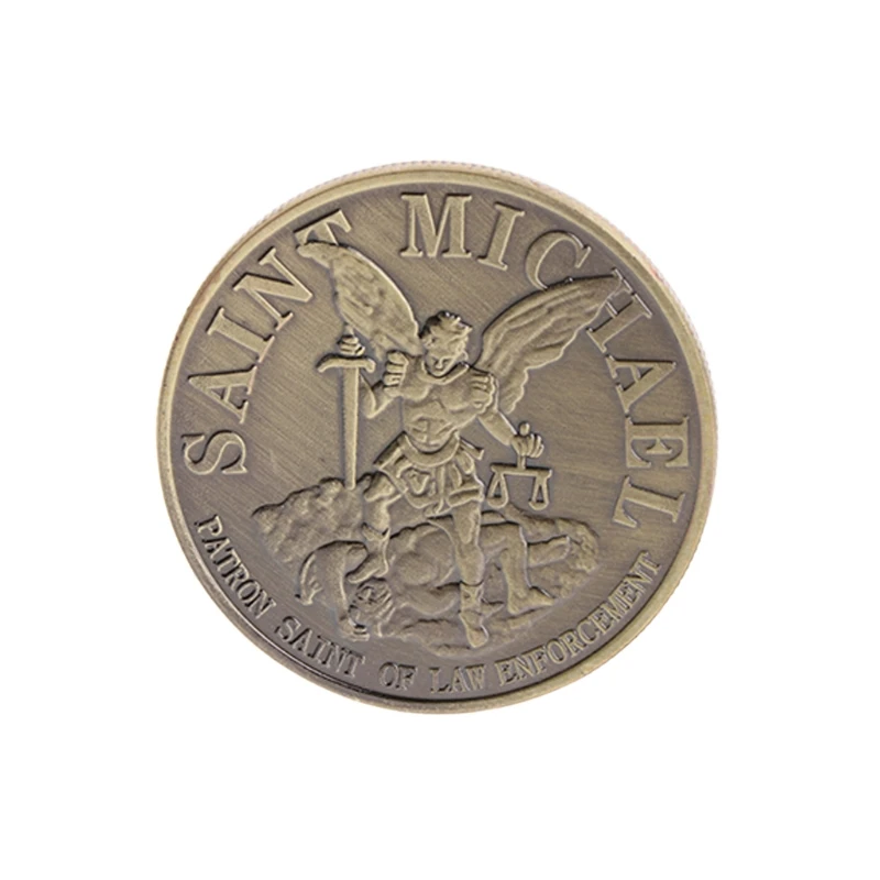 Commemorative Coin American Police Saint Michael Collection Arts Gifts Souvenir Commemorative Coin American Police Saint Michael Collection Arts Gifts Souvenir