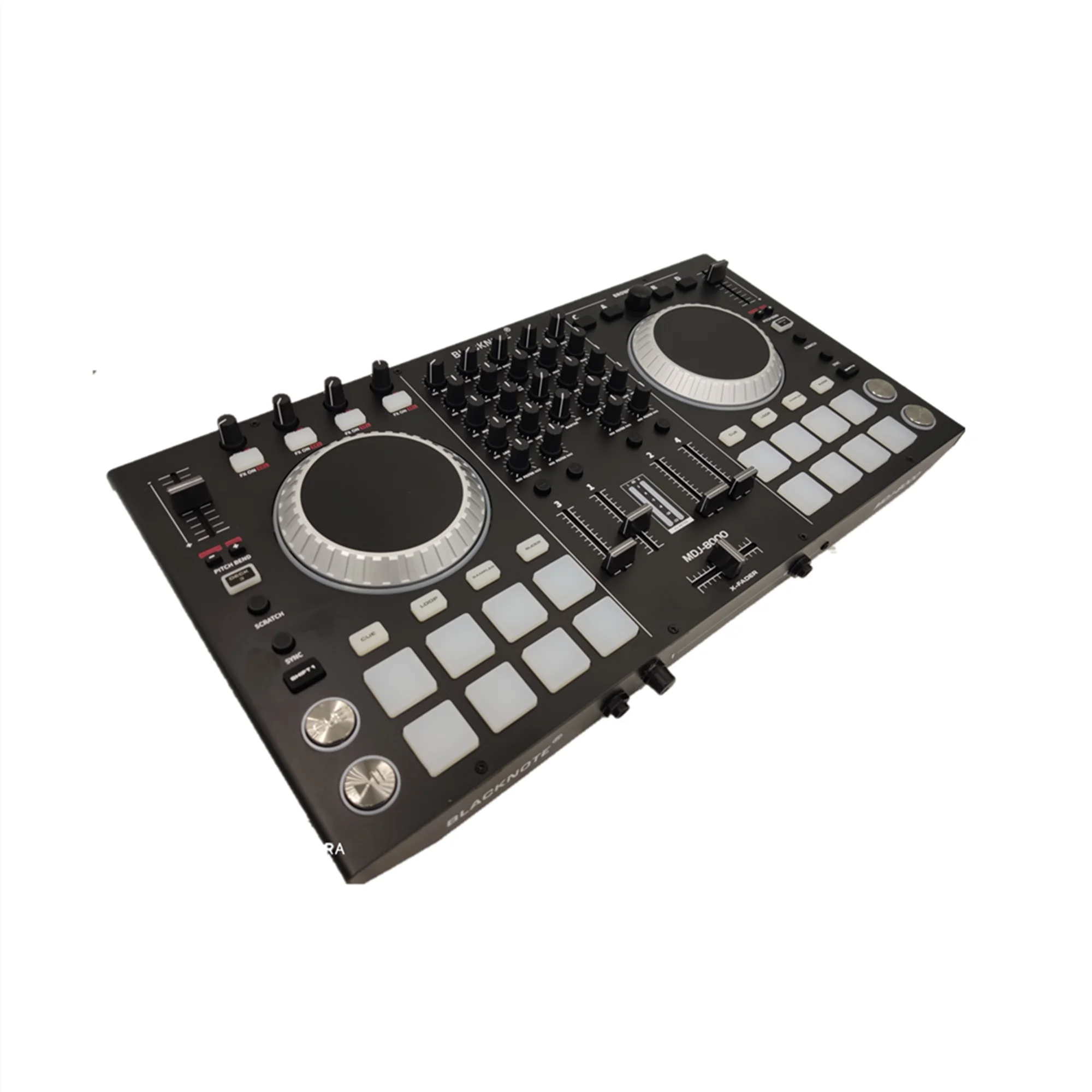 Контроллер BLACKNOTE DJ MIDI para reproductores de audio de consola mezcladora de sonido mesa de mezclas dj. DJ Mezc