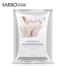 LANBENA Лавандовая Маска для снятия кожуры ног нужна только одна пара тщательно удаляет омертвевшую кожу в течение 2-7 дней