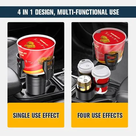 4-in-1 Adjustable Car Cup Holder