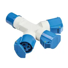 Синий 240 в 16 ампер 3 PIN Промышленные полевые розетки и розетки IP44 2P+ E папа/Мама розетка для работы на месте студии