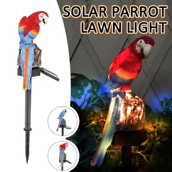 

Creative Garden Light LED Outdoor Waterproof Solar Power Parrot Lawn Lamp Garden Courtyard Street Garden Decor Lamp Lawn Light