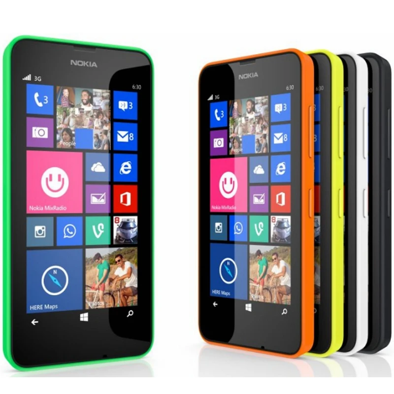 Nokia Lumia 635 мобильный телефон Windows OS 4," четырехъядерный 8G rom 5.0MP wifi gps 4G LTE разблокированный мобильный телефон