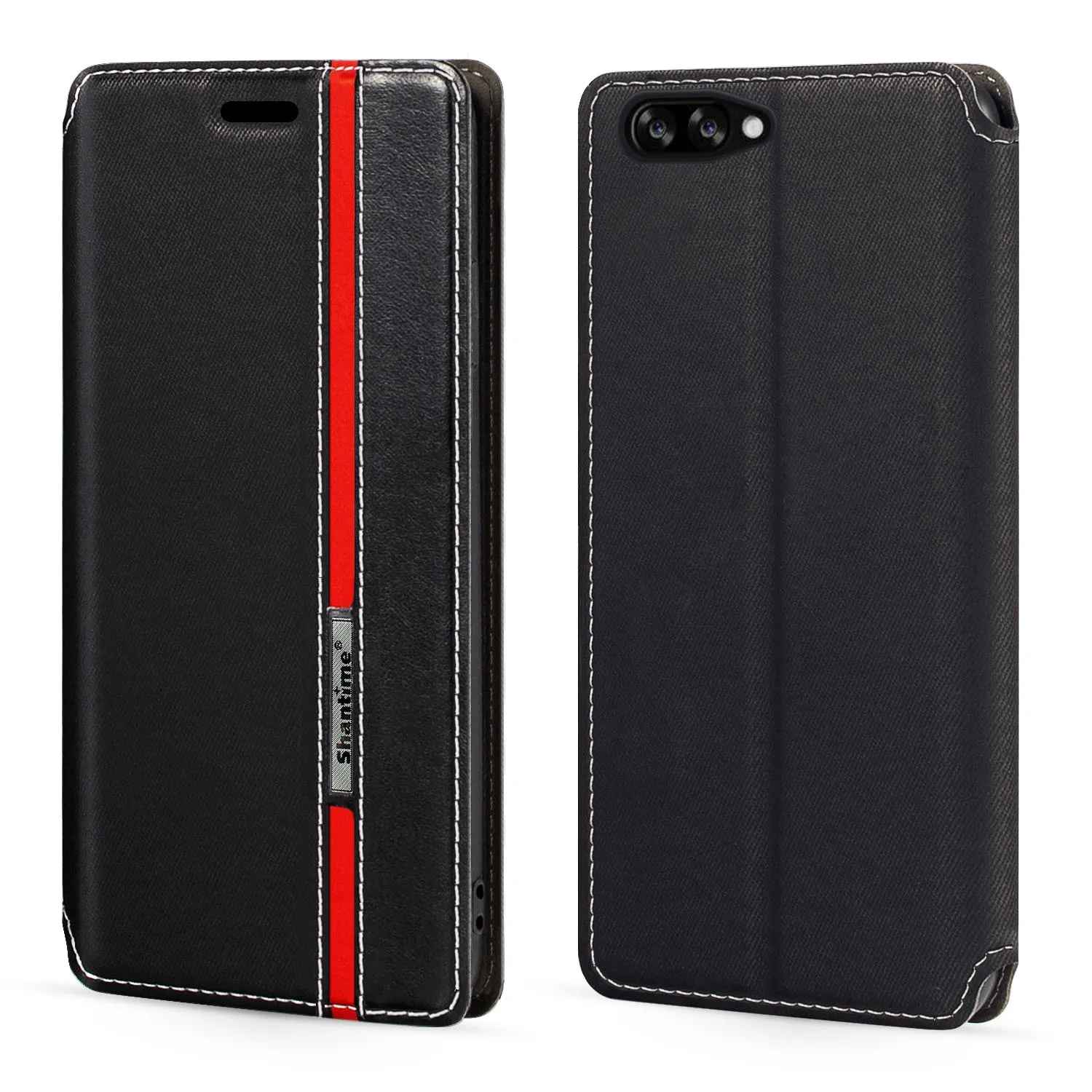 

For Doogee Y7 Plus Case Fashion Multicolor Magnetic Closure Leather Flip Case Cover with Card Holder 6.18 inches