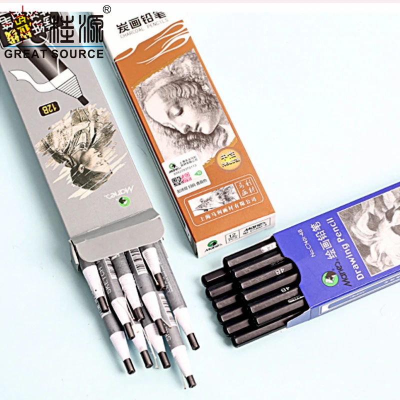 

Art Pencil Charcoal Drawing Line Drawing Pencil Sketch Pencil (120pcs/box)
