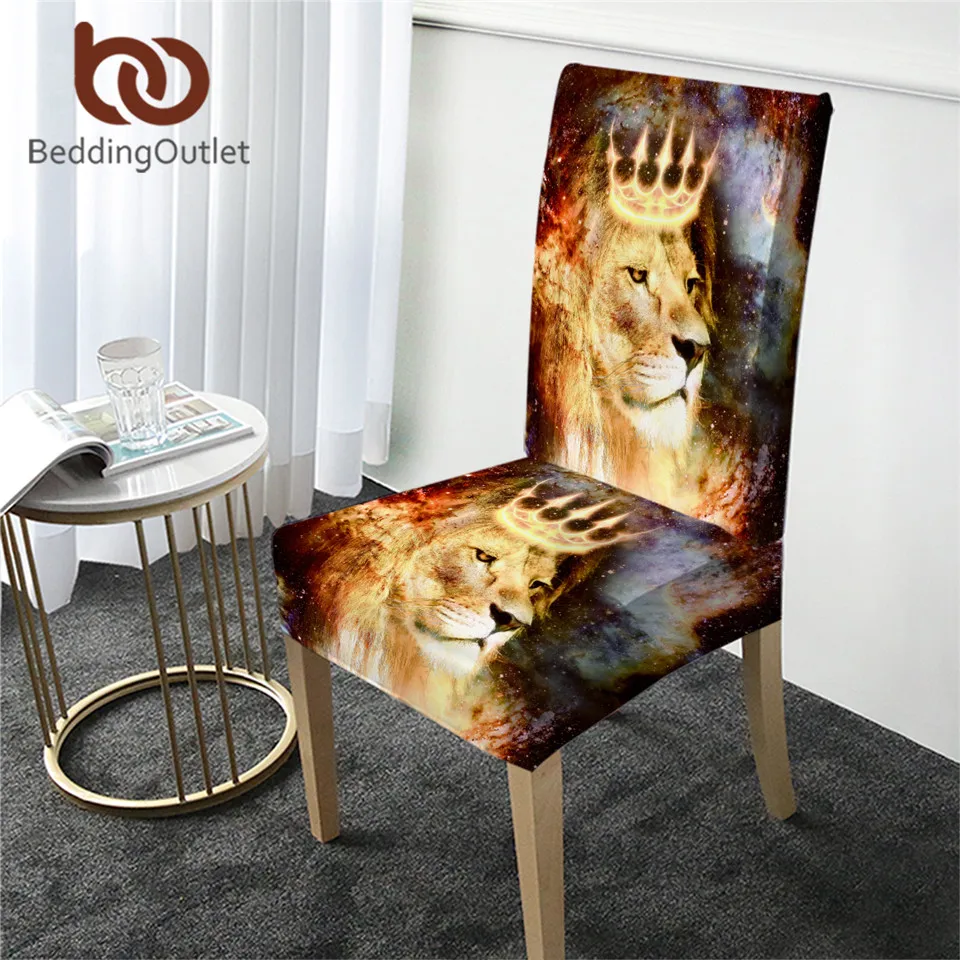 BeddingOutlet Lion King Chair Cover Universe Cosmic Spandex Elastic