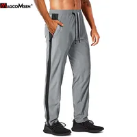 MAGCOMSEN Summer Joggers Mens Lightweight Quick Dry Sports Pants Gym Bodybuilding Running Track Trousers Exercise Workout Pants