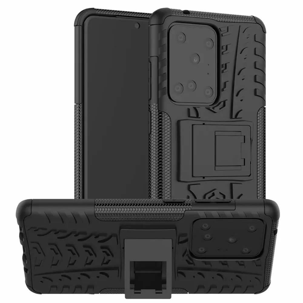 

Armor Tough Rugged Shockproof Dual Layer Hybrid Hard/Soft Slim Protective Case for SAMSUNG GALAXY S20 plus/S20 ultra