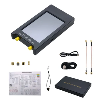 

10k-1.5GHz Handhold Digital Antenna Network Analyzer UHF HF VHF with 1950mAh Battery 4'' Standing Wave