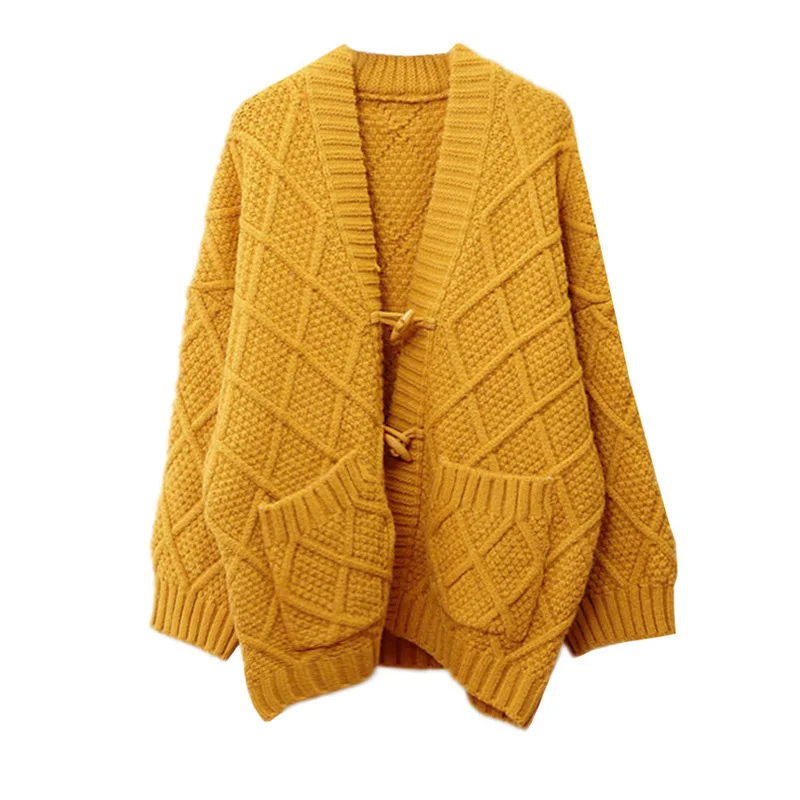 Ordifree Pull Femme осенне-зимний женский вязаный кардиган повседневная одежда пальто Overszied свитер кардиган рождественский джемпер