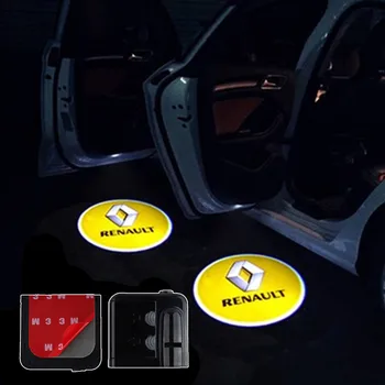 

For Renault Megane Triber Talisman Zoe Clio RS Espace Captur Laguna 2 3 Espace 4 5 Vel Satis LED Car Door Logo Projector Light