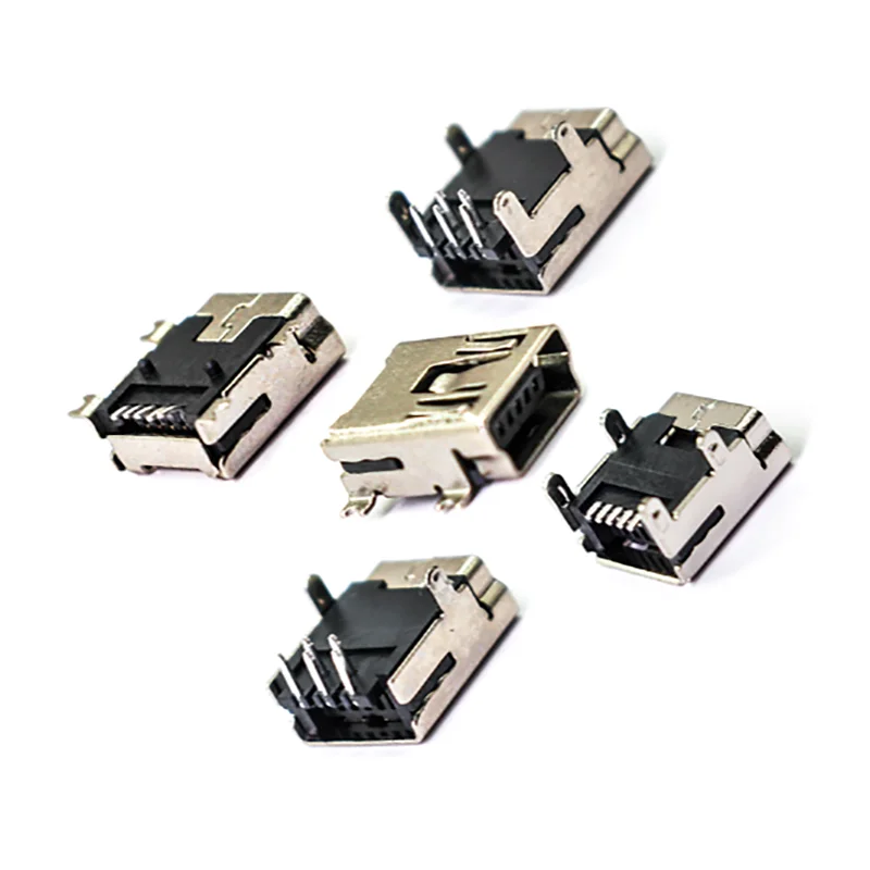 Wire Connector Terminals Wire Connector Electrical Connectors Electrical Connector Power Jack Connector DC Connectors USB Plug Socket Connector Cable Connector PCB Connector 20 pcs Mini USB female 10 Type Flat Edge SMT dip 5Pin Connectors Port Jack Tail Sockect Plug Terminals For Samsung Huawei mobile