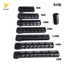Totrait AR15 M-Lok Mlok " 9" 1" 12" 13," 15" 1" 19" тонкий свободный поплавок M-LOK рукоятка прицел крепление со стальной гайкой