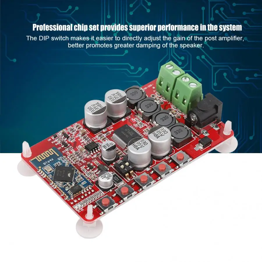 TDA7492P усилительная плата Bluetooth модуль аудиоресивера CSR 4,0 стерео модули CSR8635 Bluetooth чип DIP переключатель