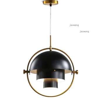 

Nordic LED Pendant Lamp Lights Restaurant Bar Chandeliers Modern Hanging Lamps Semicircle Arbitrarily Adjust Lustre Light Fixure