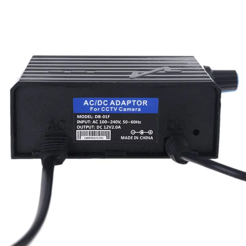 

US Plug 100-240V to DC 12V 2A LED Fan Speed Control Dimmer Switch Power Adapter