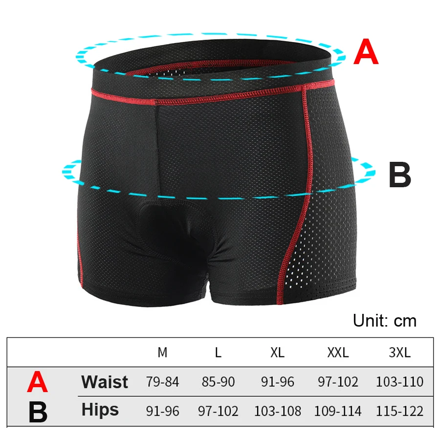 Newboler Breathable Cycling Shorts Cycling Underwear 5d Gel Pad Shockproof  Bicycle Underpant Mtb Road Bike Underwear Man Shorts - Cycling Shorts -  AliExpress