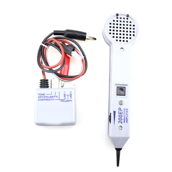 

Built In Loudspeaker Maintenance Professional 200EP Network Cable Tester High Accuracy Tone Generator Adjustable Volume Plastic