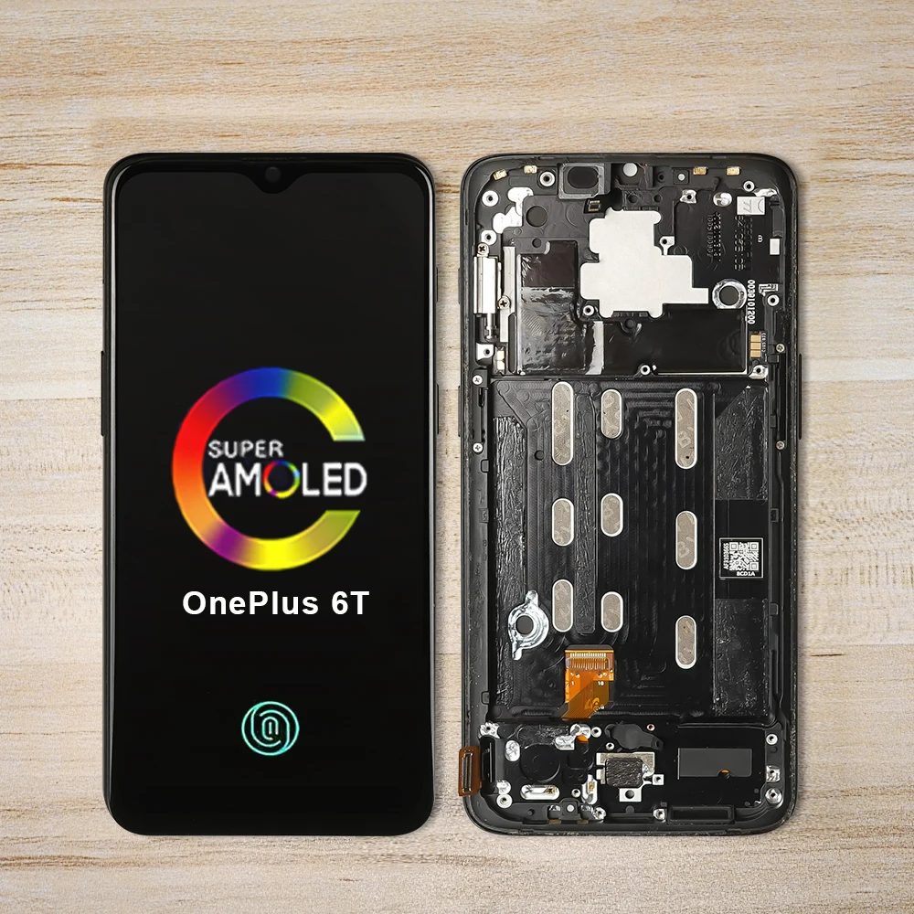 100% AMOLED 6 41 ''ЖК-дисплей для OnePlus 6T ЖК-дисплей сенсорный экран дигитайзер сборка