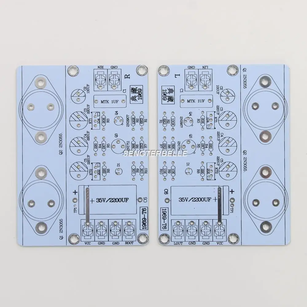 

HiFi 1969 Stereo Amplifier Board PCB 10W+10W Class A Amp Bare PCB