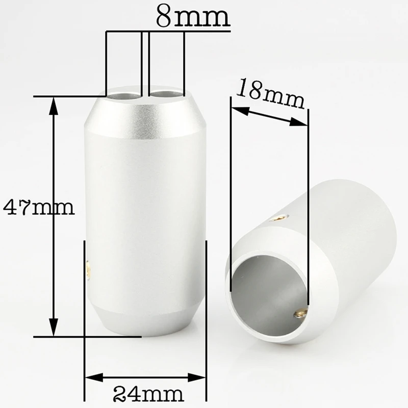 Ҹ 4 Pcs Ŀ ̺  ö  õ 1 2 Y ɰ  18mm  DIY  ̺ HIFI 2X8mm