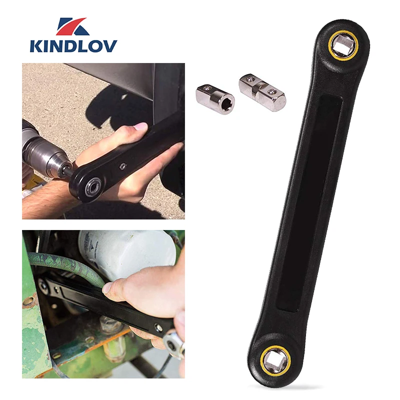 KINDLOV Adjustable Wrench Socket Key Set 3//8/" Universal Extension Spanner Screw