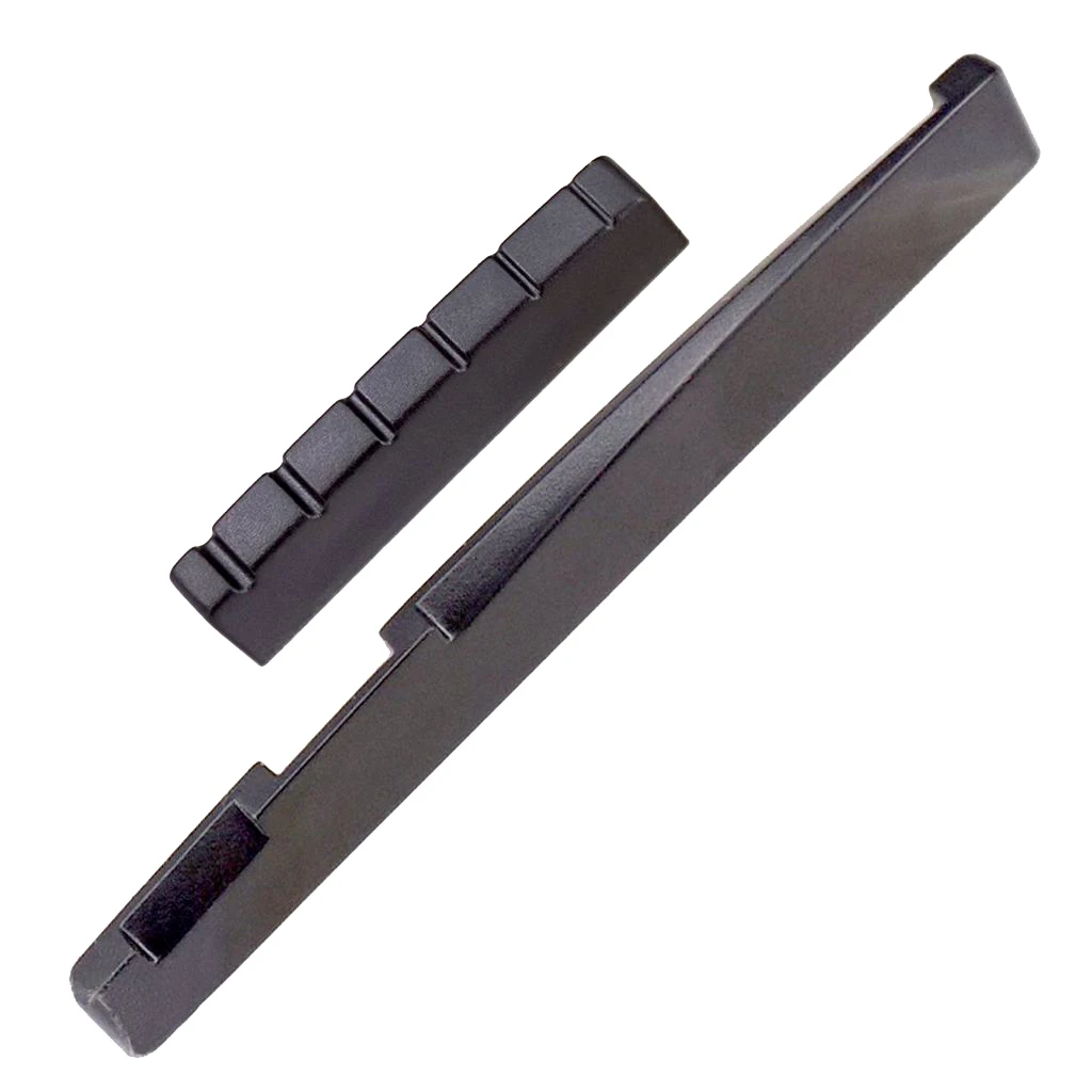 Guitar Bridge Saddle and Nut Set for Left Handed Acoustic Guitar Parts