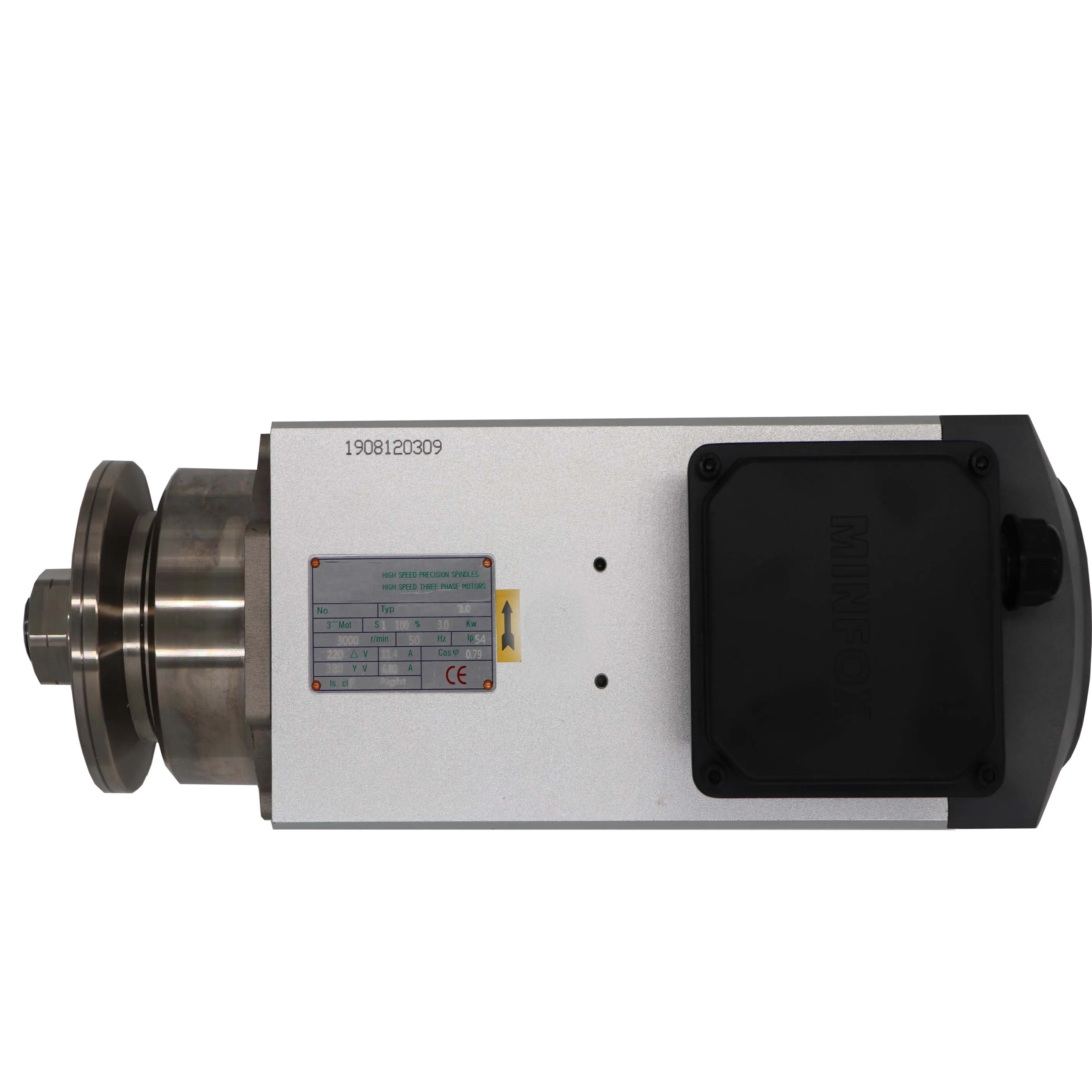 Pergolato Sega 3.0Kw Mandrino Di Raffreddamento Ad Aria Del Motore 3000Rpm 126 Dia. Saw 3Ph Ac220/380 V