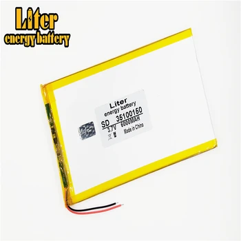 35100150 Tablet battery capacity 3.7V 6000mAh Universal Li-ion battery for tablet pc 8 inch 9inch 10inch