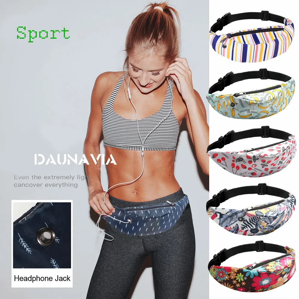 Women Waist Bag Colorful Waist bag Waterproof Travel Fanny Pack Mobile Phone Waist Pack Belt Bag